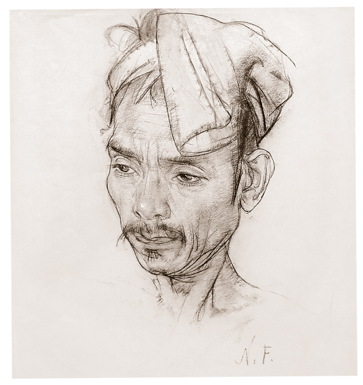  Nicolai Ivanovich Fechin —— 巴厘岛男人